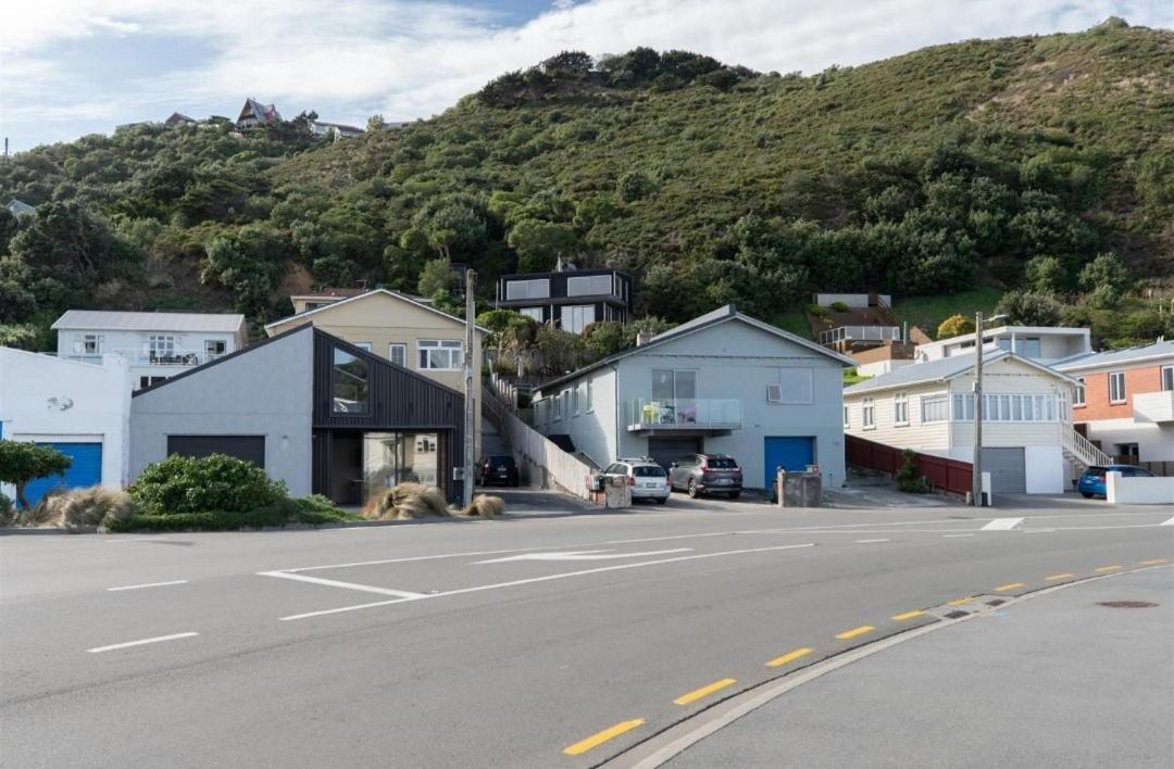 Modern & Cosy Studio Unit On Island Bay Beachfront Wellington Exterior foto